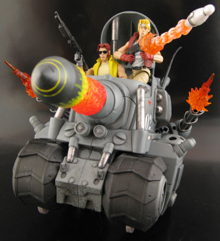 Illustration for article titled This Awesome Metal Slug Tank Was Born a Fisher Price Toy